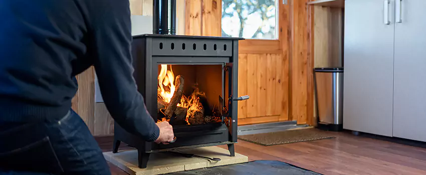 Open Hearth Wood Fireplace Installation in Yankton, SD