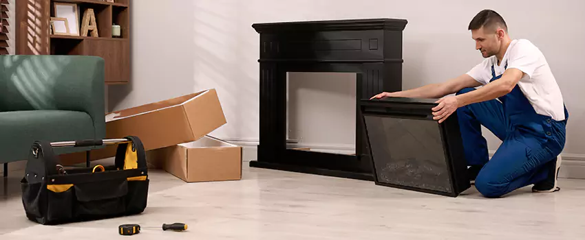 Old Rusted Metal Fireplace Repair And Replacement in Yankton, SD